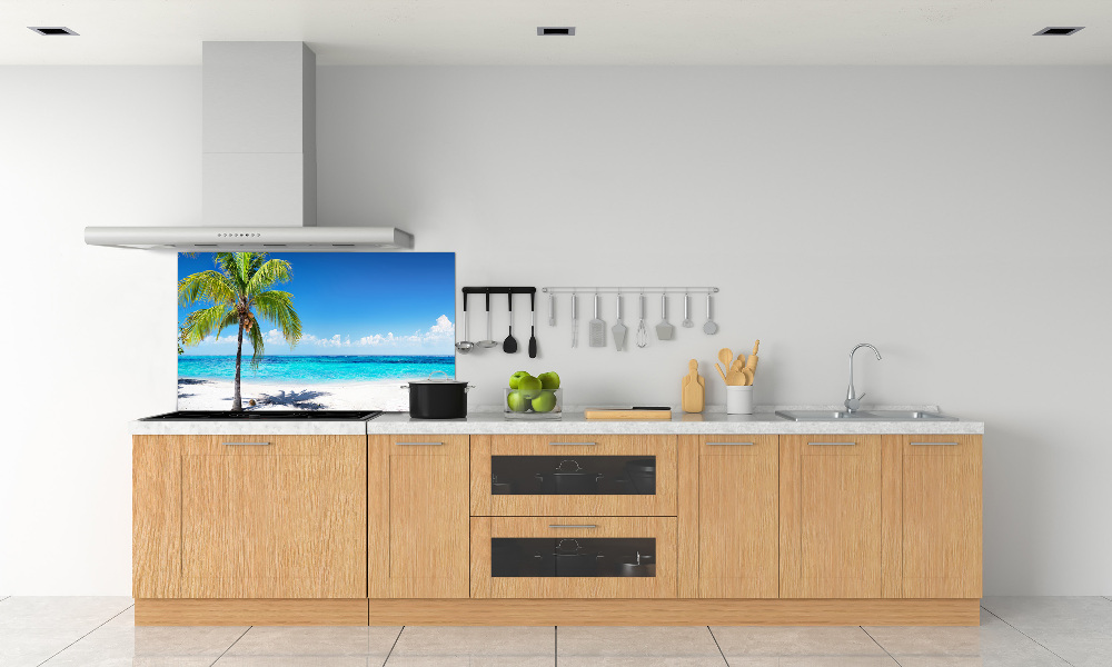 Cooker splashback Tropical beach