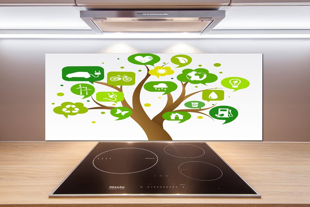 Kitchen splashback Ecological tree