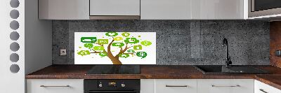 Kitchen splashback Ecological tree