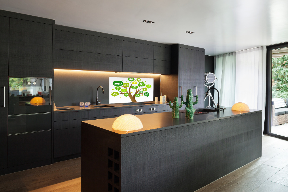 Kitchen splashback Ecological tree