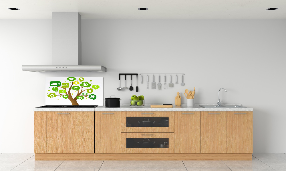 Kitchen splashback Ecological tree