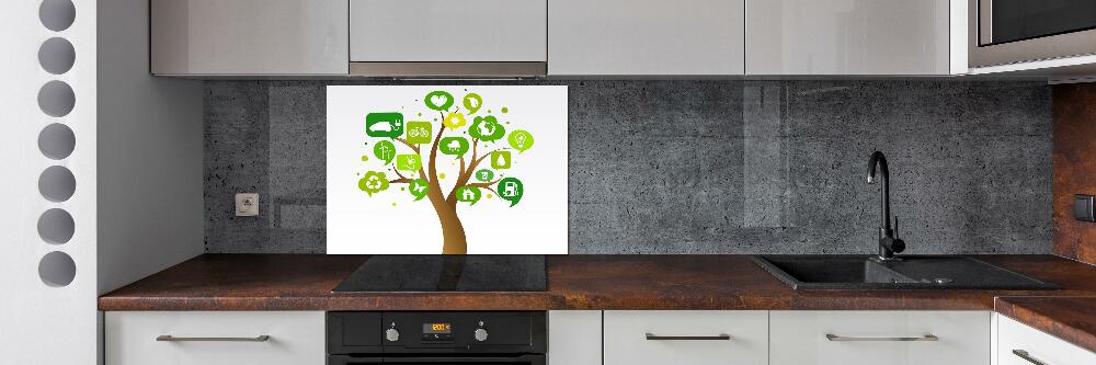 Kitchen splashback Ecological tree