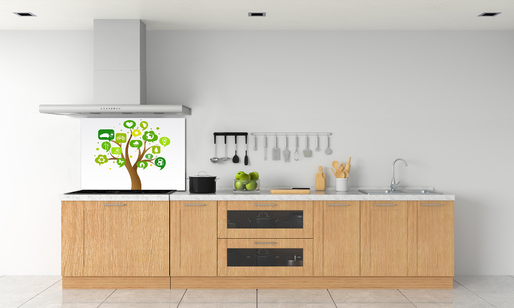 Kitchen splashback Ecological tree