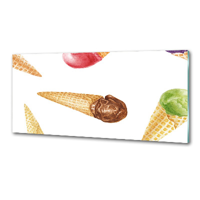 Cooker splashback Ice-cream