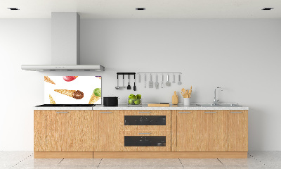 Cooker splashback Ice-cream