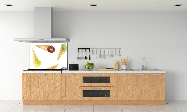 Cooker splashback Ice-cream