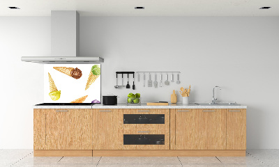 Cooker splashback Ice-cream