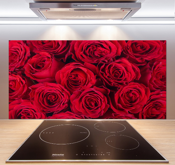 Cooker splashback Roses