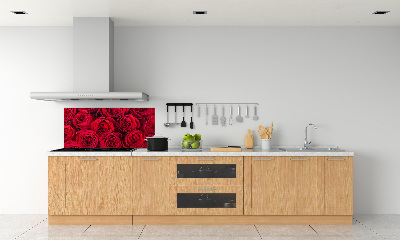 Cooker splashback Roses