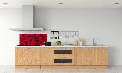 Cooker splashback Roses