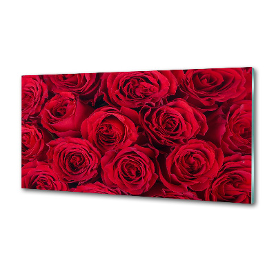 Cooker splashback Roses