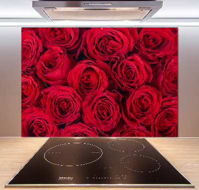 Cooker splashback Roses