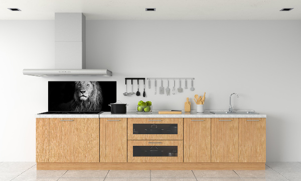 Cooker splashback Lion