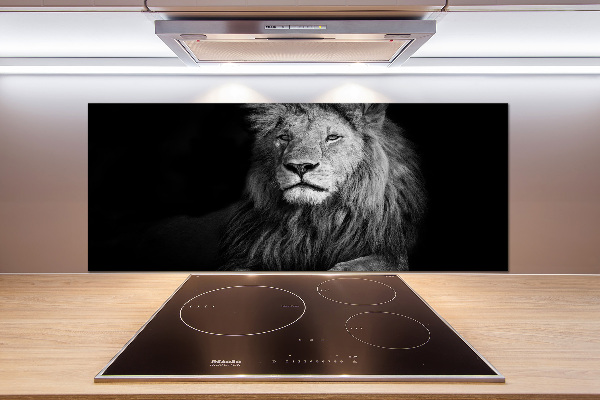 Cooker splashback Lion