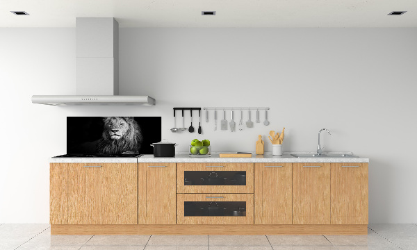 Cooker splashback Lion