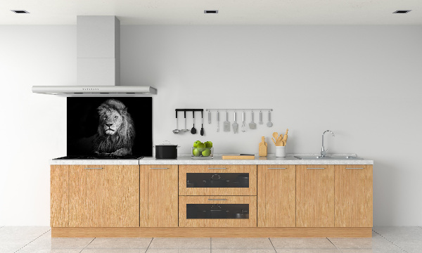 Cooker splashback Lion