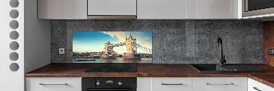 Glass splashback Tower Bridge London