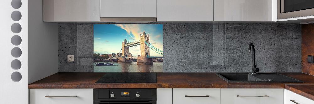 Glass splashback Tower Bridge London