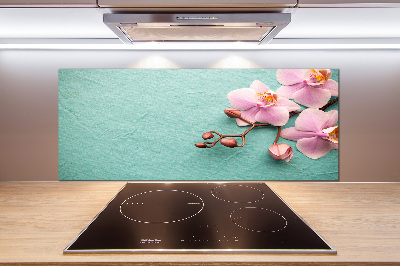 Cooker splashback Orchid