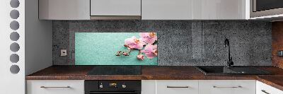 Cooker splashback Orchid