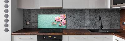 Cooker splashback Orchid