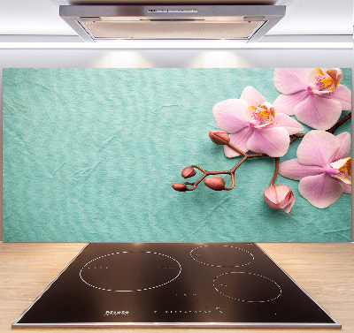 Cooker splashback Orchid