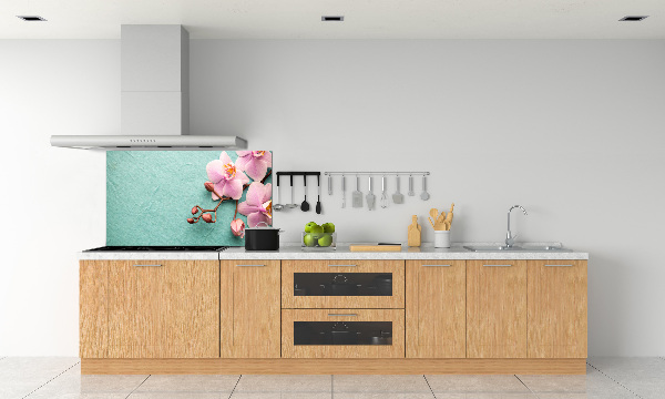 Cooker splashback Orchid