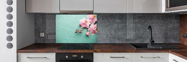 Cooker splashback Orchid