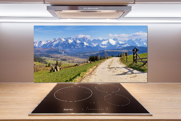 Cooker splashback Panorama of the Tatra Mountains