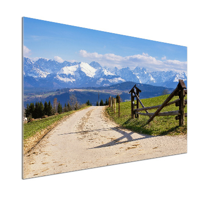 Cooker splashback Panorama of the Tatra Mountains