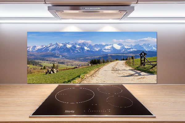 Cooker splashback Panorama of the Tatra Mountains