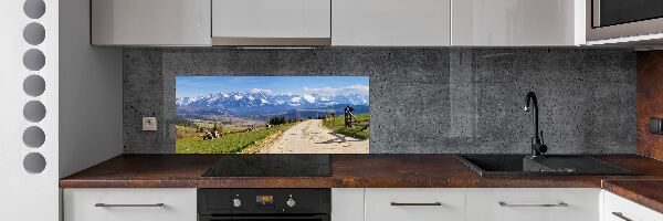 Cooker splashback Panorama of the Tatra Mountains