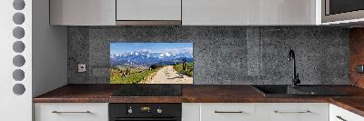 Cooker splashback Panorama of the Tatra Mountains