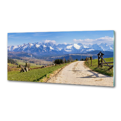 Cooker splashback Panorama of the Tatra Mountains