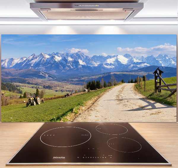 Cooker splashback Panorama of the Tatra Mountains