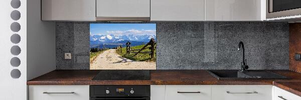 Cooker splashback Panorama of the Tatra Mountains