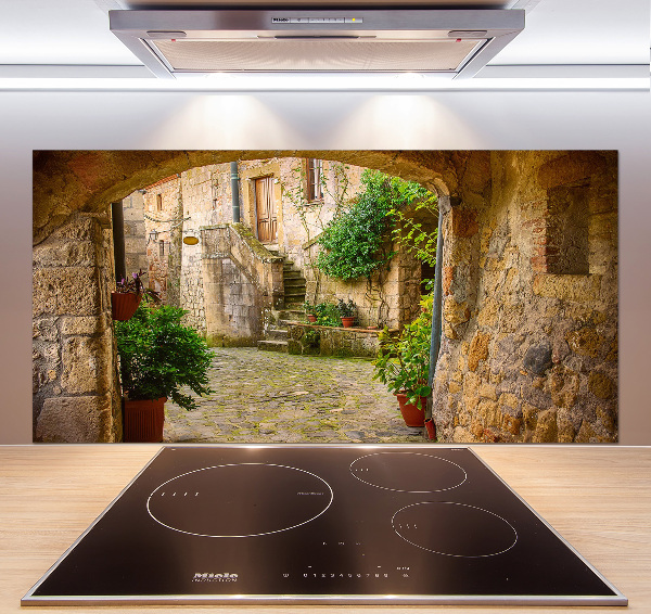 Cooker splashback Charming street