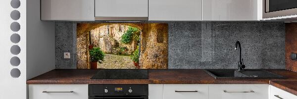 Cooker splashback Charming street