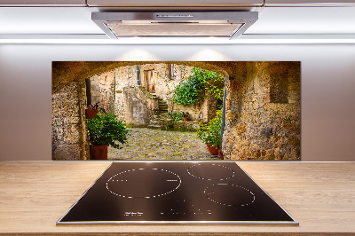 Cooker splashback Charming street