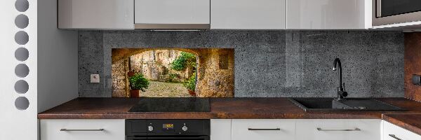 Cooker splashback Charming street