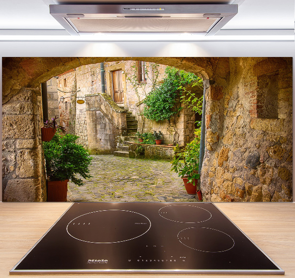 Cooker splashback Charming street