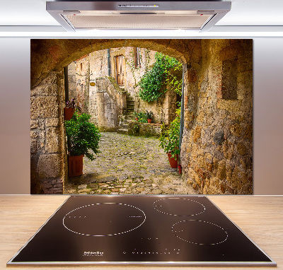 Cooker splashback Charming street