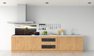 Cooker splashback Path on the rock