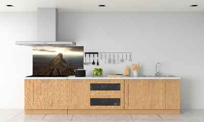 Cooker splashback Path on the rock