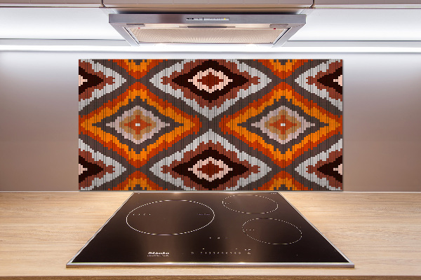 Cooker splashback Retro background