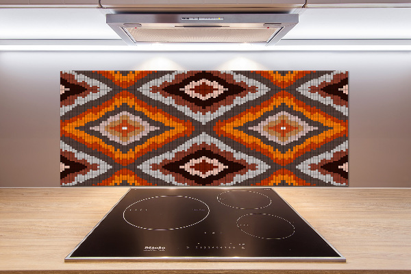 Cooker splashback Retro background