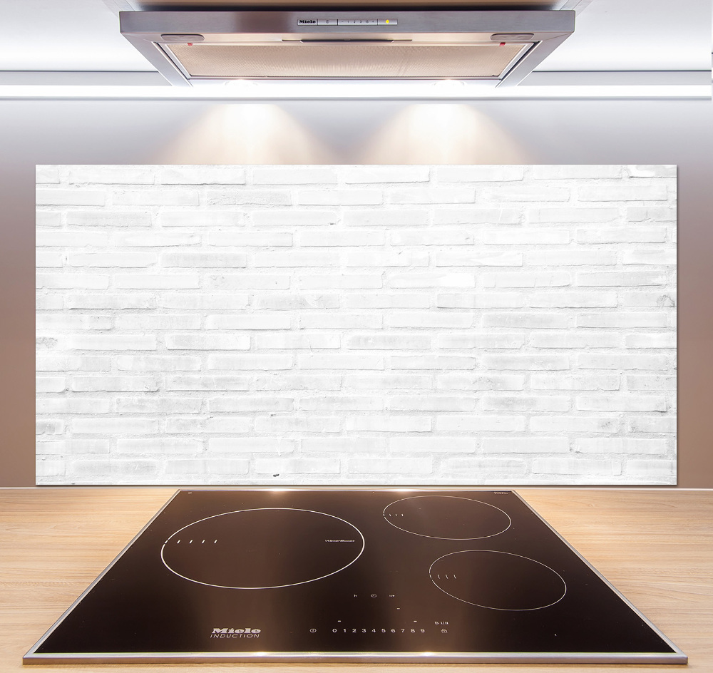 Cooker splashback Brick wall