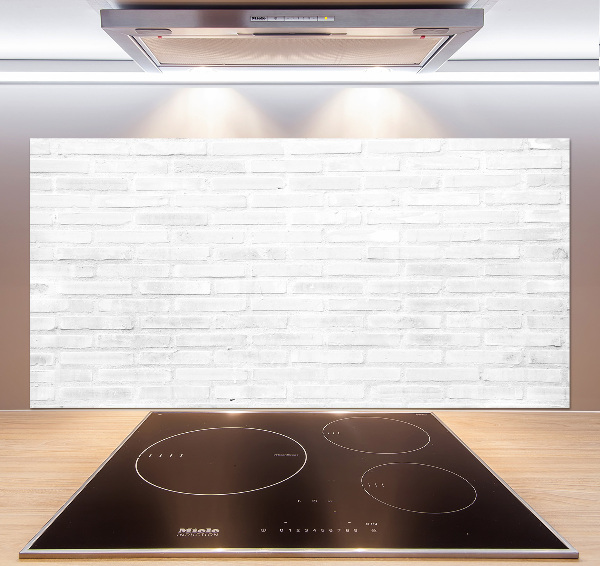 Cooker splashback Brick wall