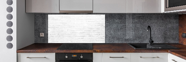 Cooker splashback Brick wall