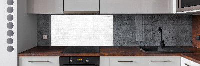 Cooker splashback Brick wall